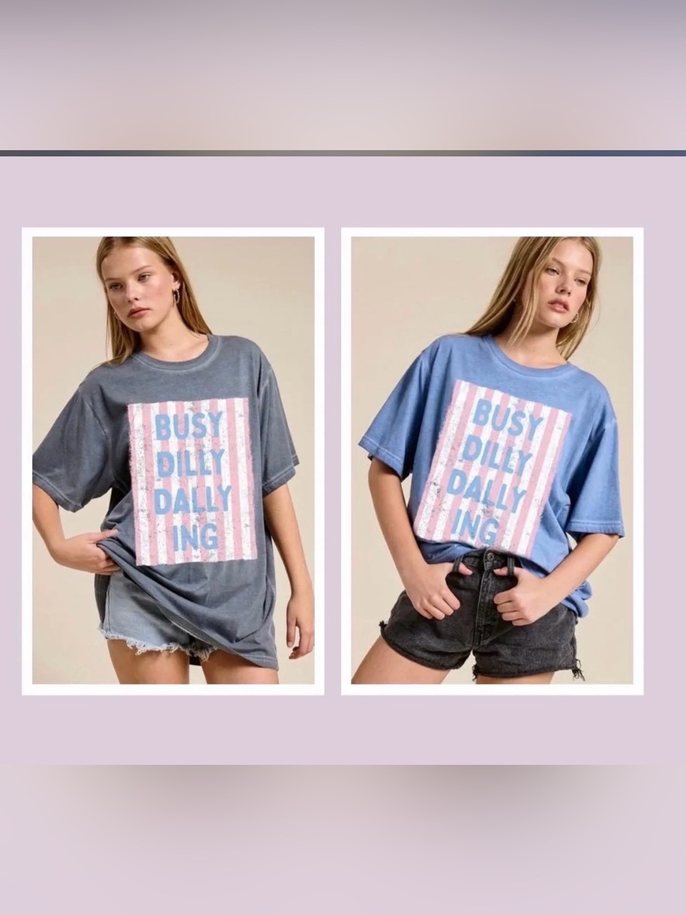 New zutter shirts blue or grey busy dilly dallying small medium large nwt